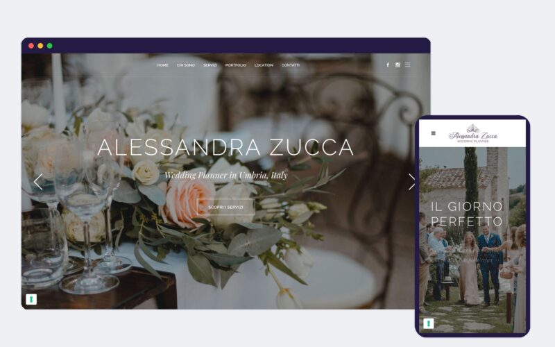 Sito per la wedding planner