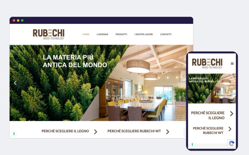 Sito per l’azienda del legno
