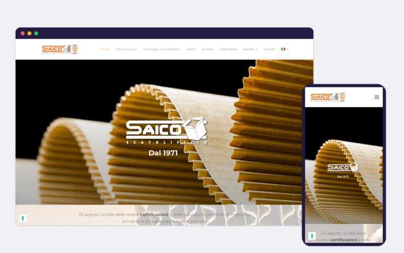 Sito per lo scatolificio