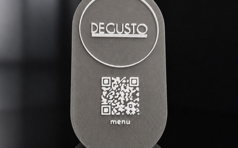 L'espositore menù con QR